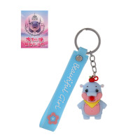 Игрушка брелок &quot;Бегемотики&quot;, 6,5х6,5х9см полипропилен, микс