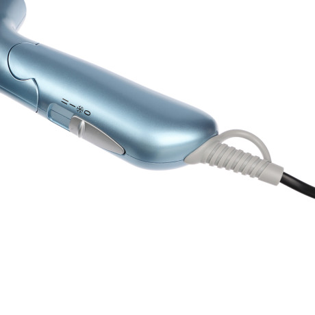LEBEN Фен, 1400 Вт, 3 темп. режима, металл, пластик, голубой