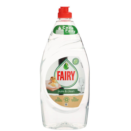 Средство для мытья посуды FAIRY Pure & Clean, 900мл