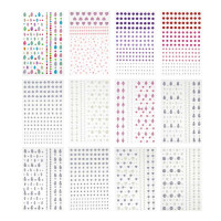 Набор стразы для лица тм ЮНИLOOK, самоклеящиеся