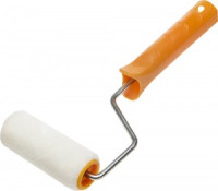 Мини-валик STAYER &quot;MASTER&quot; VELOUR малярный в сборе, ворс 4мм, бюгель 6мм, 15х70мм