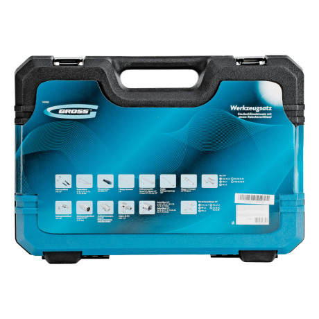 Набор инструментов, 1/4", 1/2", CrV, 120 зубьев, 82 предмета Gross