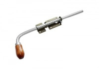 Засов Домарт с пружиной 400мм бронза антик d-16мм5)