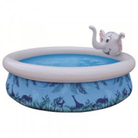 Бассейн со спреем SunClub Слон 3D 205*205*47cм 17821