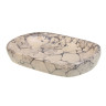 VETTA Мыльница, 13,5x9x2,5 см, керамика, "Космос", мрамор молочный