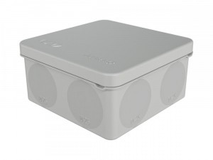 GREENEL Коробка распред. двухкомпонентная о/п, HF, УФ 100х100х50мм IP66 (48 шт) серый ПМ GE42455