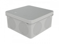 GREENEL Коробка распред. двухкомпонентная о/п, HF, УФ 100х100х50мм IP66 (48 шт) серый ПМ GE42455