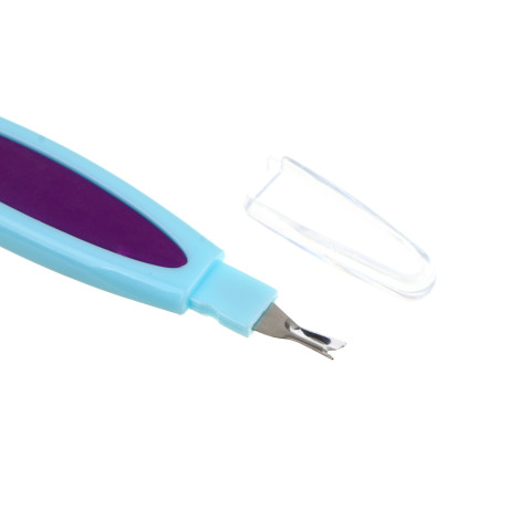 ЮНИLOOK Набор маникюрный 2 пр. (пилка металлическая с триммером, пилка наждачная), арт.10-5