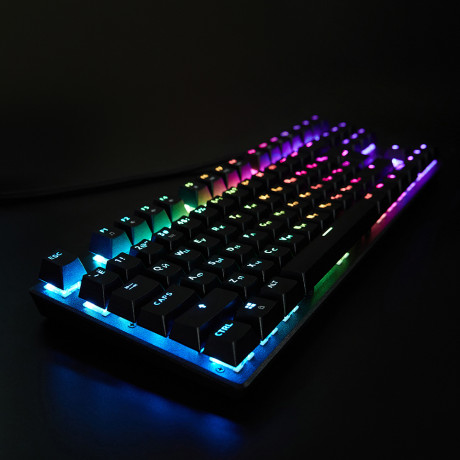 BY Игровая клавиатура проводная механическая Buckler TKL 87 кл., Outemu "Brown", RGB, 2м