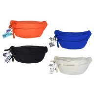 ЮL Сумка поясная с брелоком, 100% ПЭ, акрил, 33х16х9см, 4 цвета