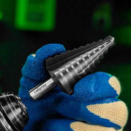 Сверло ступенчатое по металлу, 9-12-15-18-21-24-27-30-33-36 мм, 4241 Сибртех