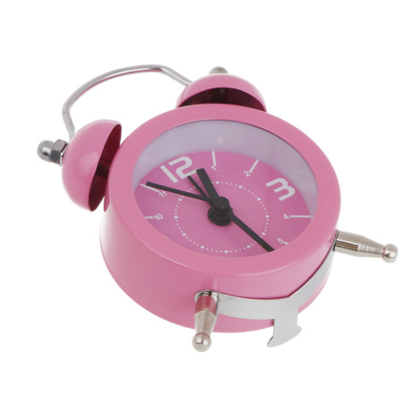 Будильник тм LADECOR CHRONO 5x2,5x7,5 см, пластик, металл, стекло, 1xLR44, 5 видов