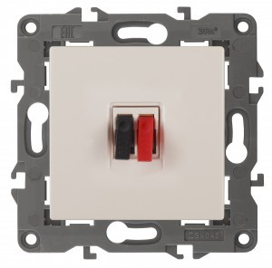 ЭРА 14 Elegance мех. роз. СУ аудио, сл.кость 14-3111-02 автоклеммы 4261