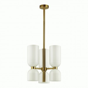 ODEON LIGHT 4798/6 MIDCENT ODL21 213 бронзовый/бел. люстра E14 6x60W 400x400 ORINOCO