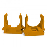 Промрукав крепеж-клипса монтаж. пист. ПМ ОРАНЖЕВАЯ d25 (100/700 уп/кор) цена за 1 шт PR13.0153