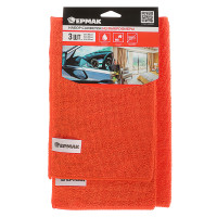 ЕРМАК Набор салфеток из микрофибры 3шт (25х30см + 30х30см + 30х35см), Universal