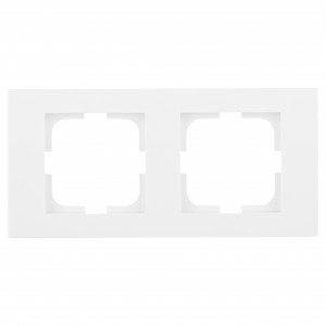 OVIVO Рамка СУ 2 мест. GRANO белый, 400-010000-226