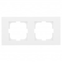 OVIVO Рамка СУ 2 мест. GRANO белый, 400-010000-226