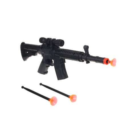 ИГРОЛЕНД Автомат и стрелы с присосками, PР, PVC, 12х29,5х2,8см
