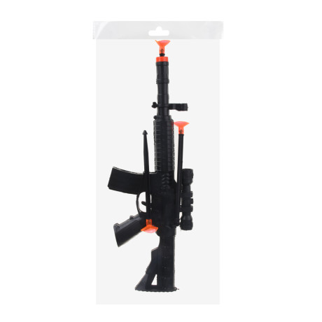 ИГРОЛЕНД Автомат и стрелы с присосками, PР, PVC, 12х29,5х2,8см
