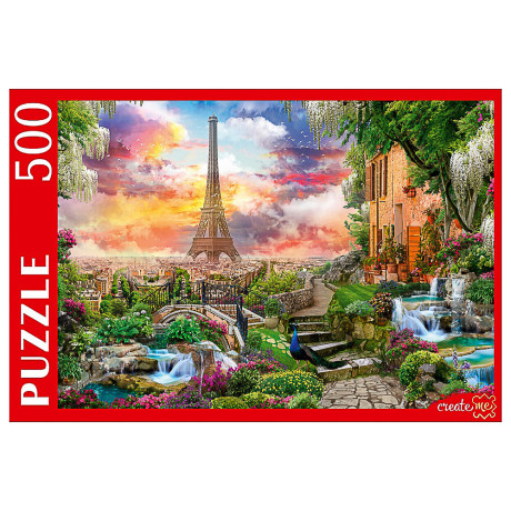 ПАЗЛЫ 500 элементов в ассортименте, 46,3х33,5х24,2см, 5 дизайнов