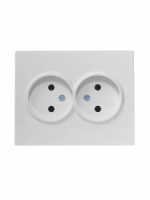 Lezard VESNA роз. СУ 2 мест. 16А бел. (ПБТ) (корп. ABS) 742-0200-128B