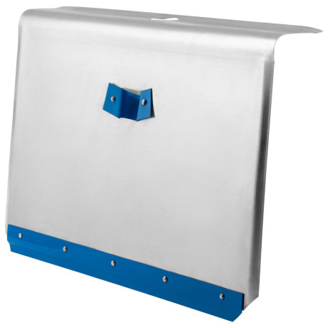 Лопата для уборки снега тротуарная, алюминиевая, 600 х 400 мм, без черенка, Сибртех