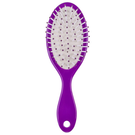 Расческа массажная тм ЮНИLOOK, пластик, 17,7х5,7см, 4 цвета