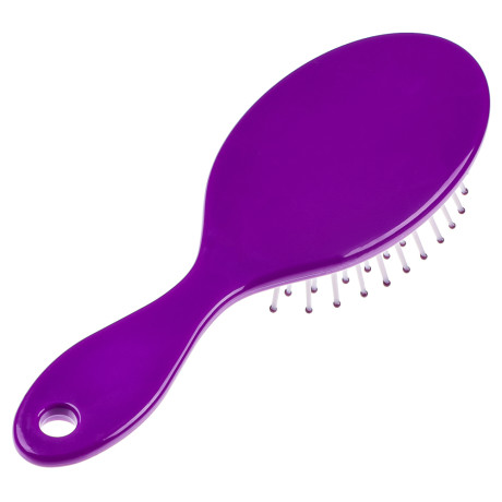 Расческа массажная тм ЮНИLOOK, пластик, 17,7х5,7см, 4 цвета