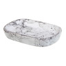VETTA Мыльница, 13,5x9x2,5 см, керамика, "Космос", мрамор белый