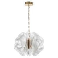 ODEON LIGHT 5089/80L L-VISION ODL25 559 под латунь/прозр./акрил Люстра LED 80W 3500K 5787lm SIAMA