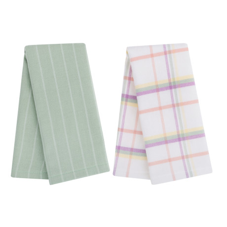 PROVANCE Ботаника Комплект кухонных махровых полотенец 2шт, 30х50см, 100% хлопок