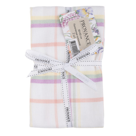 PROVANCE Ботаника Комплект кухонных махровых полотенец 2шт, 30х50см, 100% хлопок