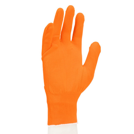 Перчатки Нейлон, 13 класс, оранжевые, XL