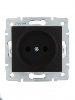 Lezard KARINA мех. роз. СУ 1 мест. 16А  керамика чёрн. бархат (корп. ABS) 707-4288-121