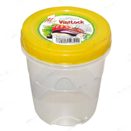 Банка VintLock с винт.крыш 0,6 л МилихПластик (30)