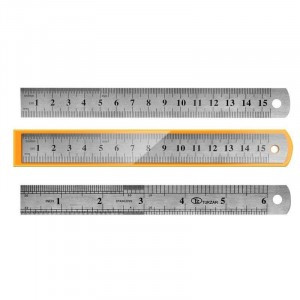 Линейка металлическая 15 см Attache 514965