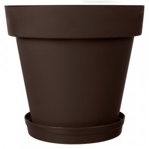 Горшок для цветов FULYA, 50л Темно-бежевый 411250132 Бытпласт