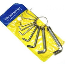 Набор шестигранников в пакете 10шт