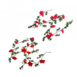 LADECOR Растение искусственное &quot;Лиана с розами&quot; 1,7 м, пластик, полиэстер, 2 цвета