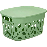 Коробка Флора 5,5 л с крышкой Мята М2362