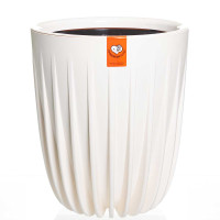 Горшок СИГМА 18л ВАНИЛЬ с вкладкой СИ30-31