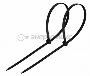 REXANT хомут нейлоновый черный 7,6х500 (уп. 100шт., цена за уп.) 07-0503