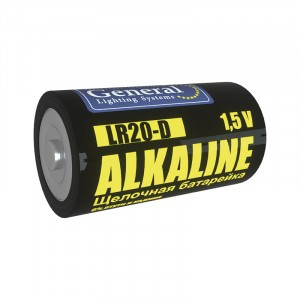 Э/п General LR20/373 ALKALINE (D) GBAT-LR20 (уп. 2 шт) 2/12/144 800579