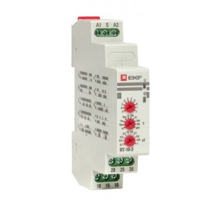 EKF PROxima реле времени (10 устанавл. функц.), 24-230В, RT-10-2