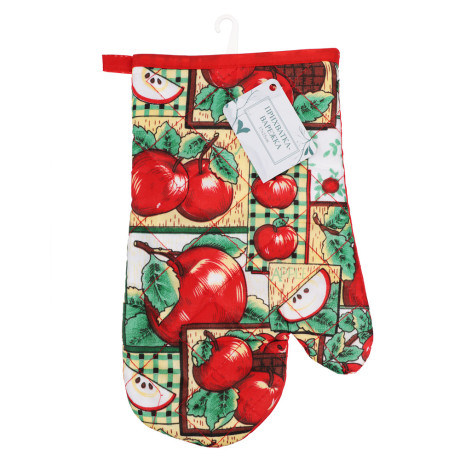 Прихватка-варежка, 100% полиэстер, 17х25см, 4 дизайна