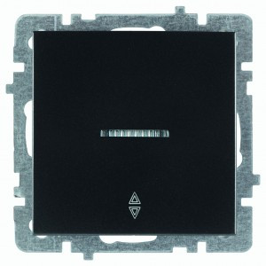 Nilson TOURAN-ALEGRA-THOR мех. выкл. СУ 1 кл. (инд.) (проходной)  матовый черный 24380408