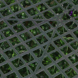 INBLOOM Изгородь искусственная 60x40см Самшит с цветами, полипропилен
