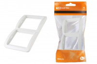 TDM Валдай рамка СУ 2 мест. бел. (вертик.) (20!) SQ1804-0018