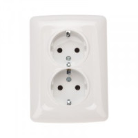 KRANZ DEA роз. 2 мест. СУ земля, керамика 16А Бел KR-78-0220